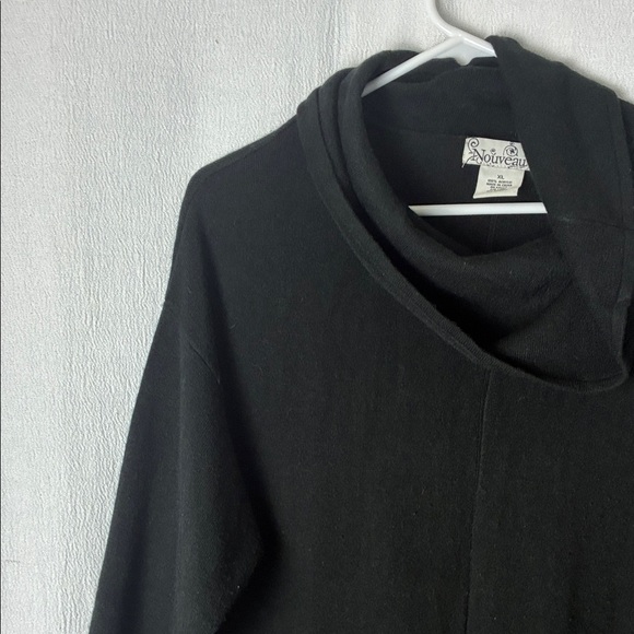 Nouveau Black Cowl Neck Pullover Sweater - Picture 4 of 8